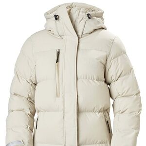 Helly Hansen Women's Adore Puffy Parka Jacket Cream White
